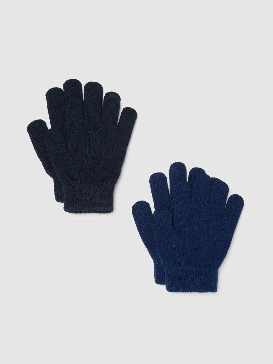 Blue Children's Gloves Twin Pack_0