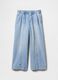Wide-Leg Denim Trousers GAP Kids_3