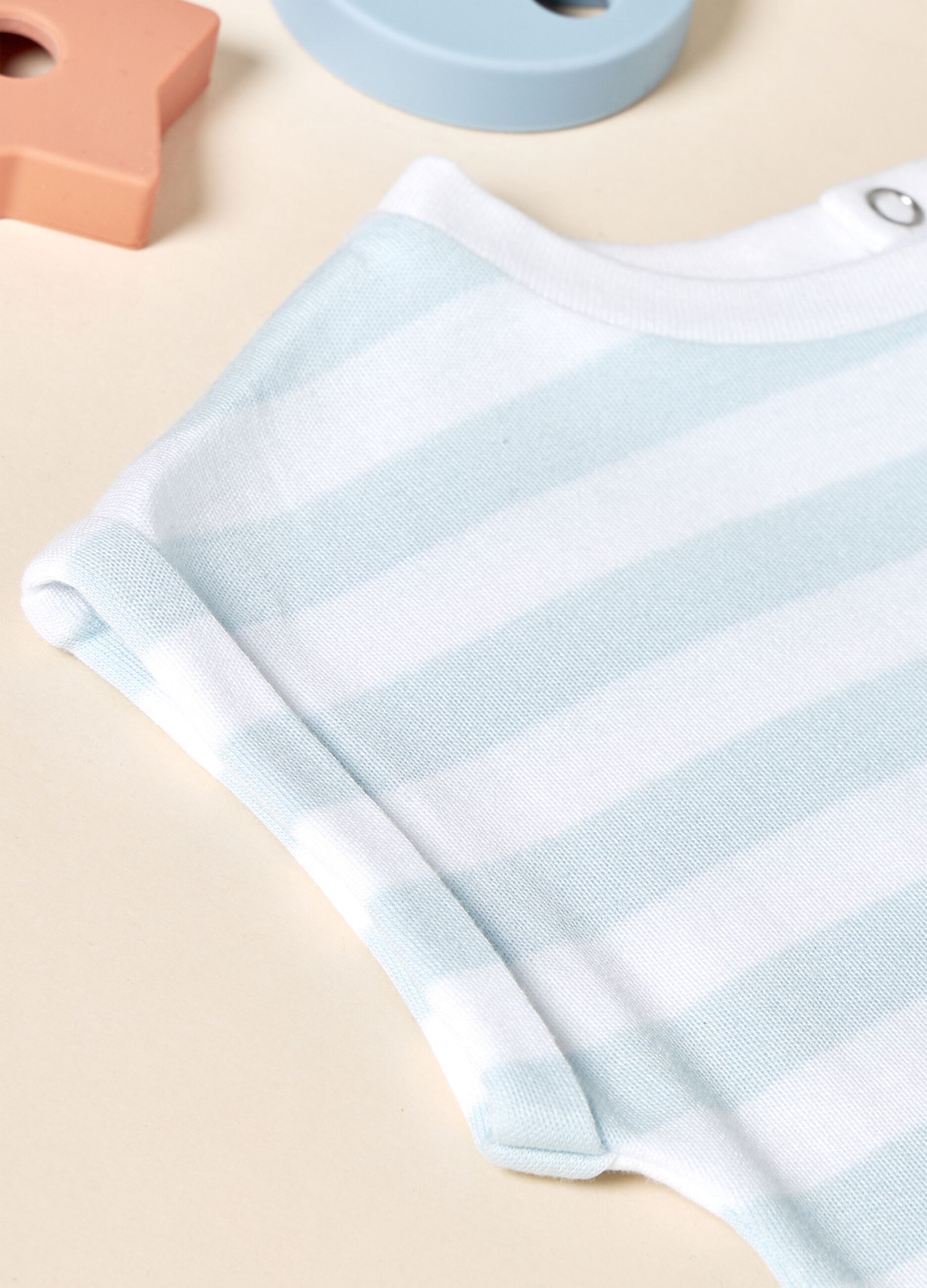 T-shirt a righe in viscosa di bamboo IANA_1