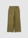 Pantaloni chino in cotone elasticizzato verde regular fit_4