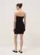 Black midi dress in stretch cotton_3