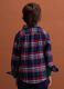 Blue and green checked pure cotton shirt_2