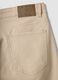 Beige regular-fit stretch cotton twill trousers_1