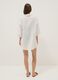 Long white pure linen beach cover-up_3