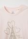 Girls' Pink Pure Cotton T-shirt with Glitter_2