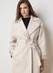 Beige wool blend coat with belt_3