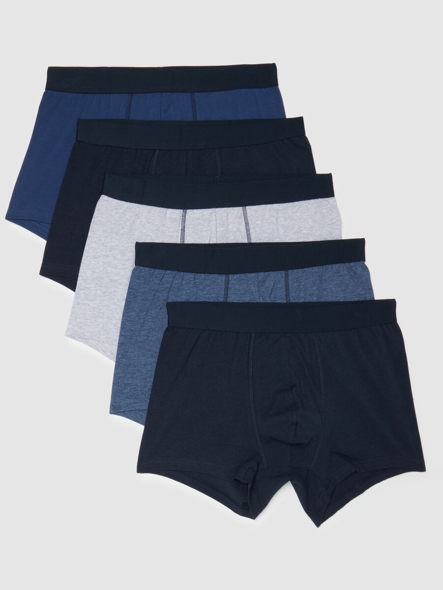 Multipack of multicolour cotton stretch regular fit boxers_4