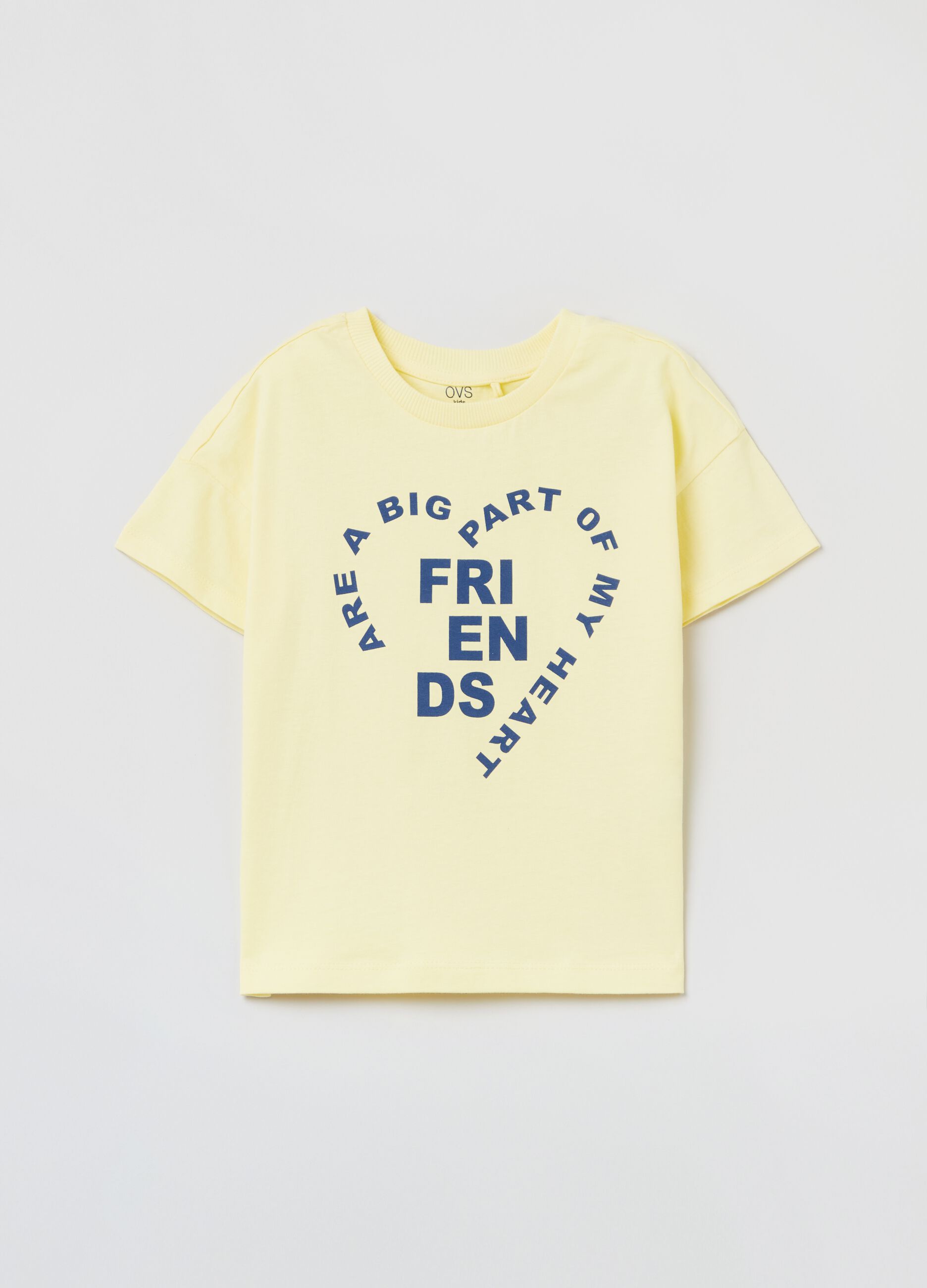 Oversized T-shirt with lettering print