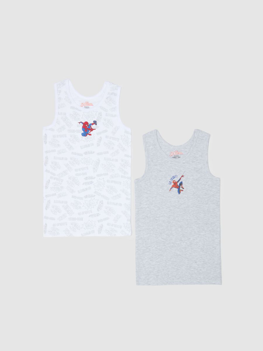 Two-pack racerback vests with Spider-Man print_0