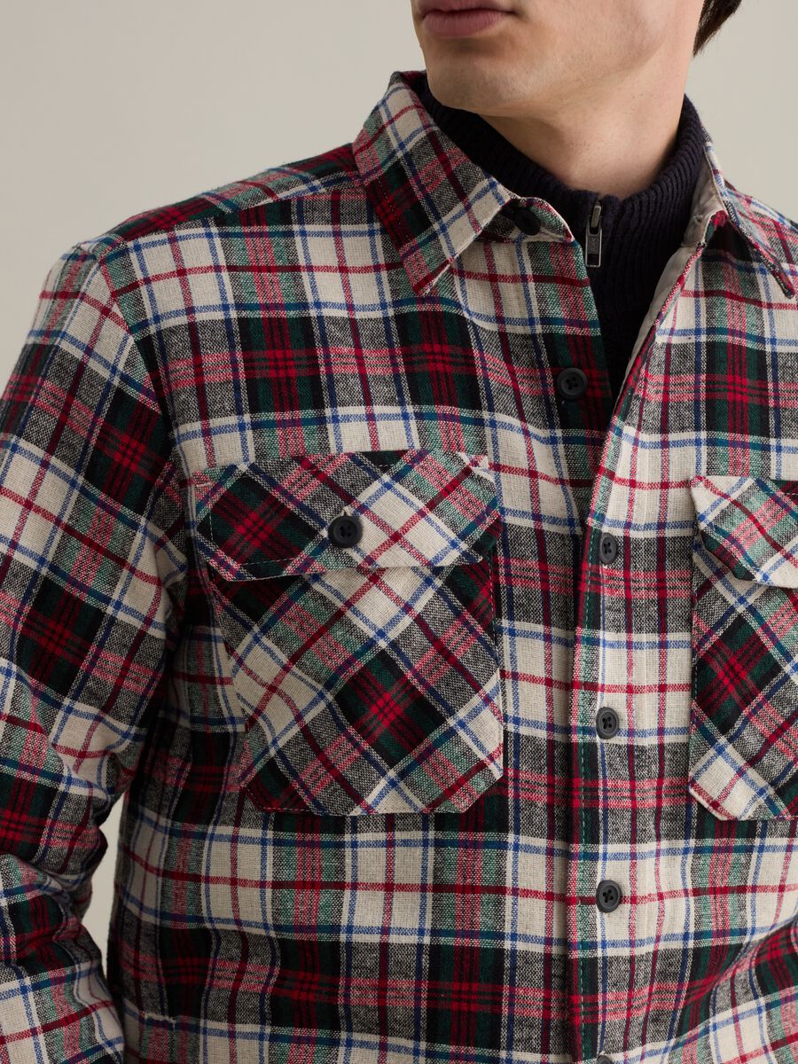 Checked flannel shirt_5