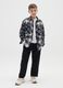 Boys' black cotton blend cargo trousers_0