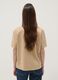 Beige pure cotton T-shirt with front print_3