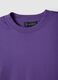 Short sleeve purple pure cotton T-shirt regular fit_5