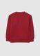 Red regular fit pure cotton children's sweatshirt_1