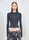 Ribbed Knit Hoodie in Vintage Grey_2
