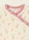 White cotton-blend baby girls&rsquo; romper with teddy bears_1