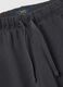 Grey jogger trousers in fleece fabric_2