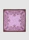 Purple pure cotton paisley-print scarf_2