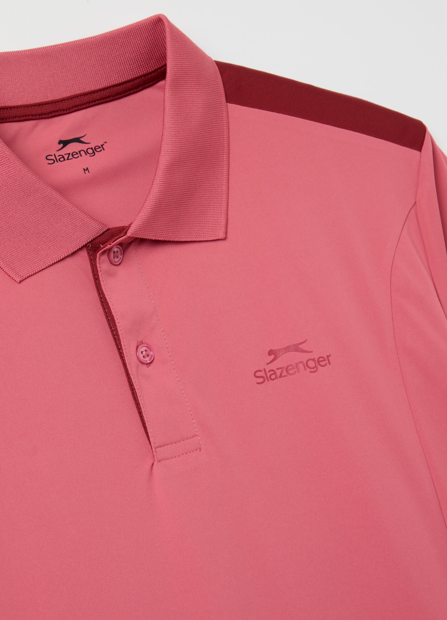 SLAZENGER polo shirt in technical fabric