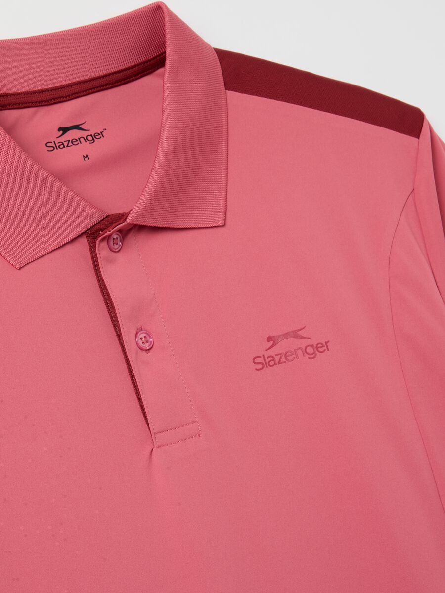 SLAZENGER polo shirt in technical fabric_5