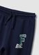Blue pure cotton jogger set with sporty appliqu&eacute;s for baby boy_3