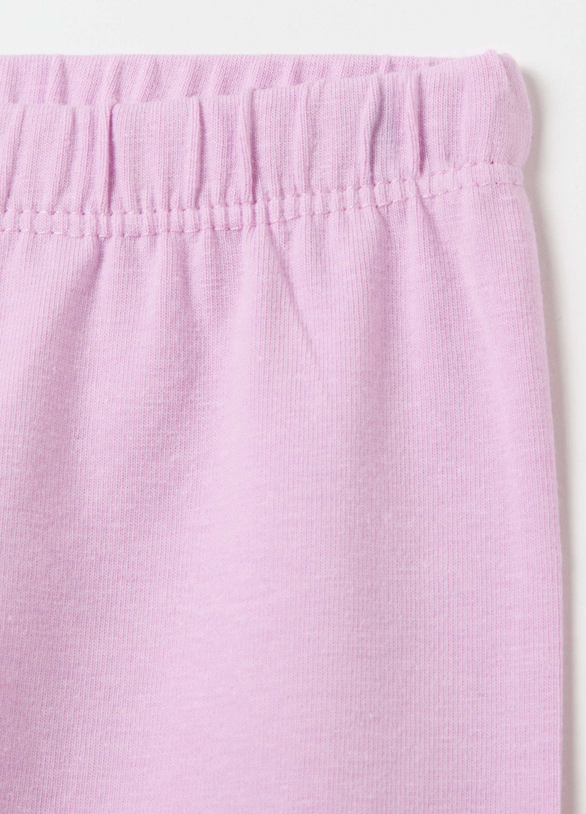 Leggings in cotone stretch 