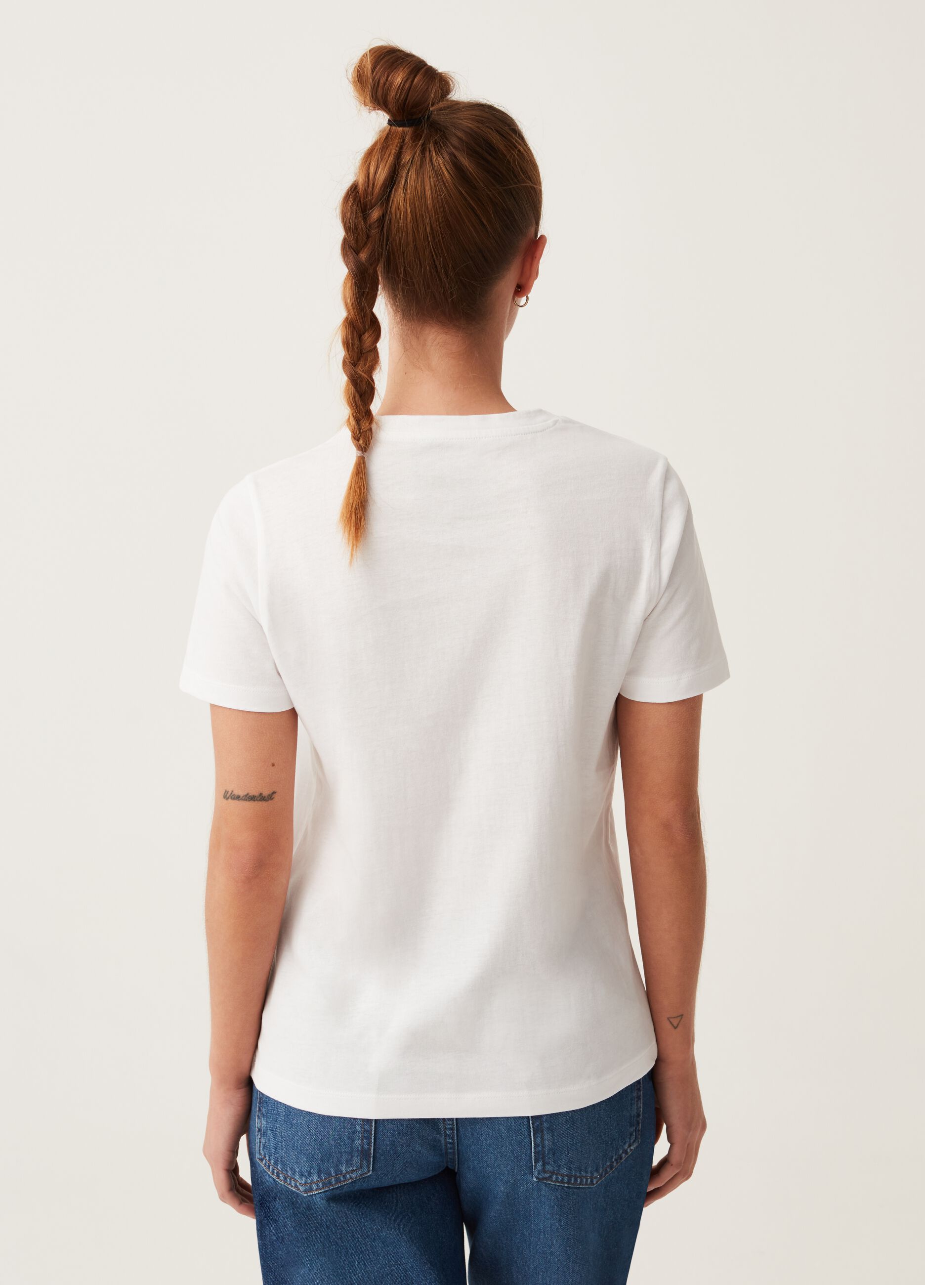 T-shirt girocollo con stampa San Valentino_2