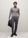 Grey ribbed turtleneck sweater_1