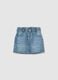 Girls' regular fit blue denim skirt_0