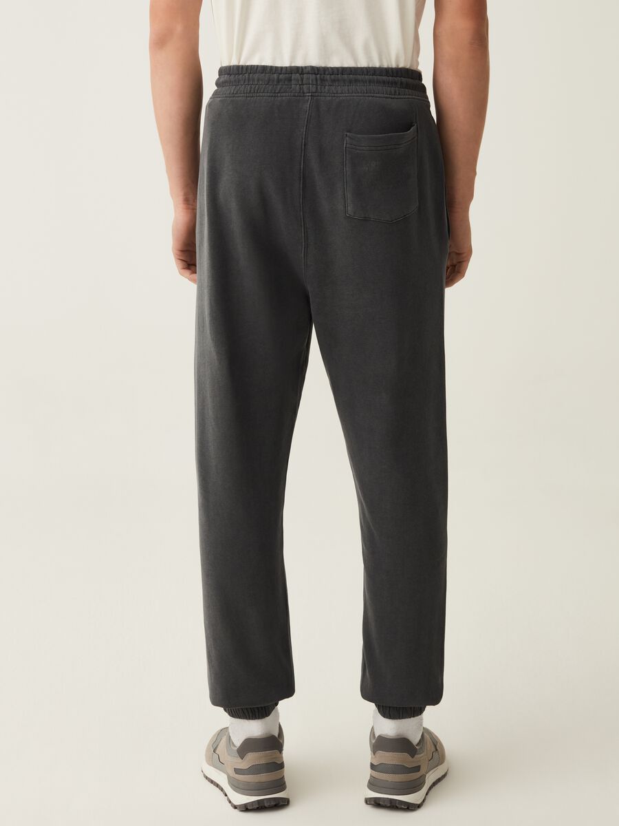 Joggers in felpa con coulisse_2