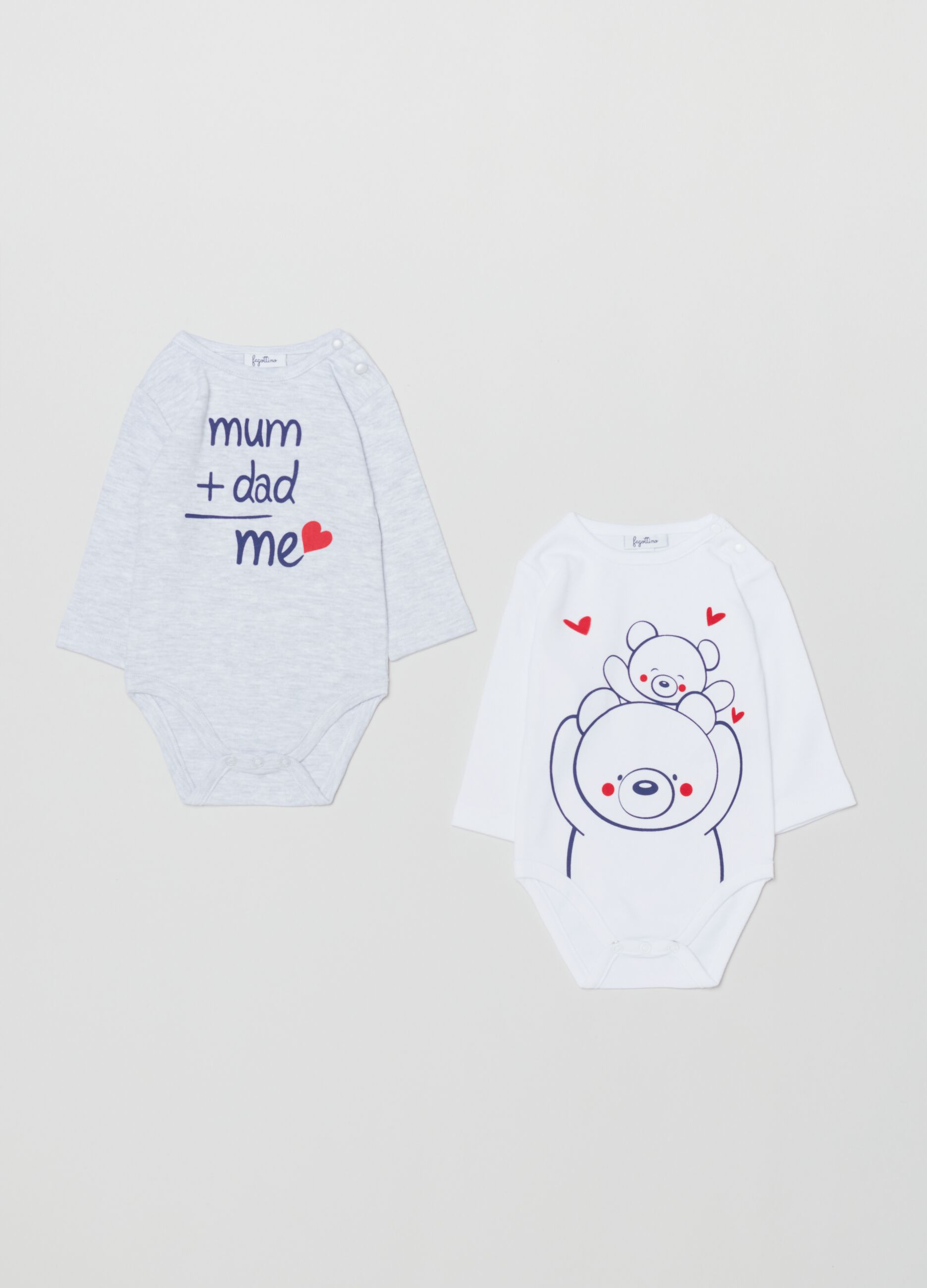 Bipack body a maniche lunghe con stampa_0