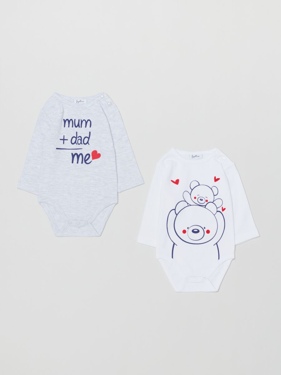 Bipack body a maniche lunghe con stampa_0