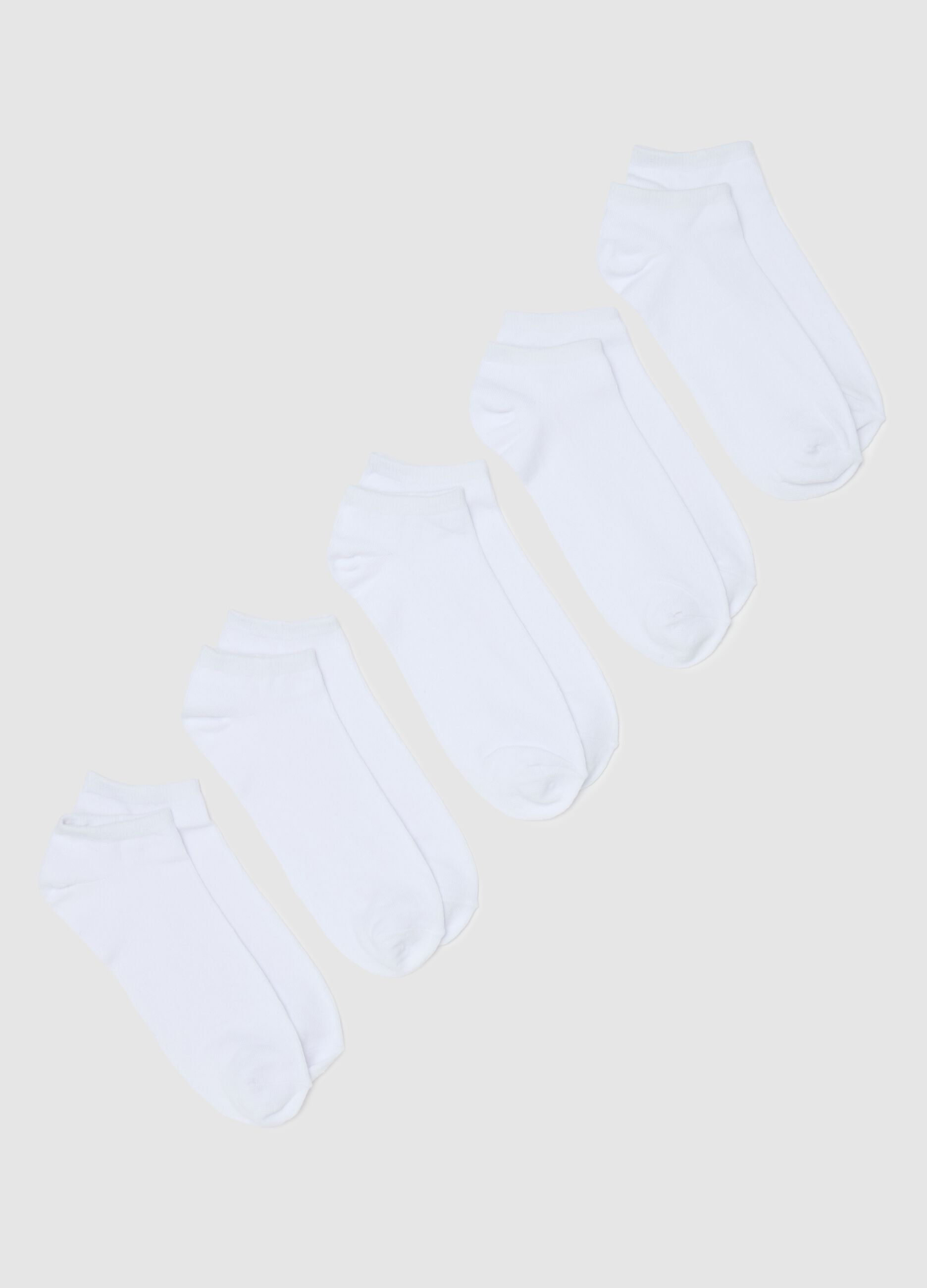 Five-pair pack stretch shoe liners