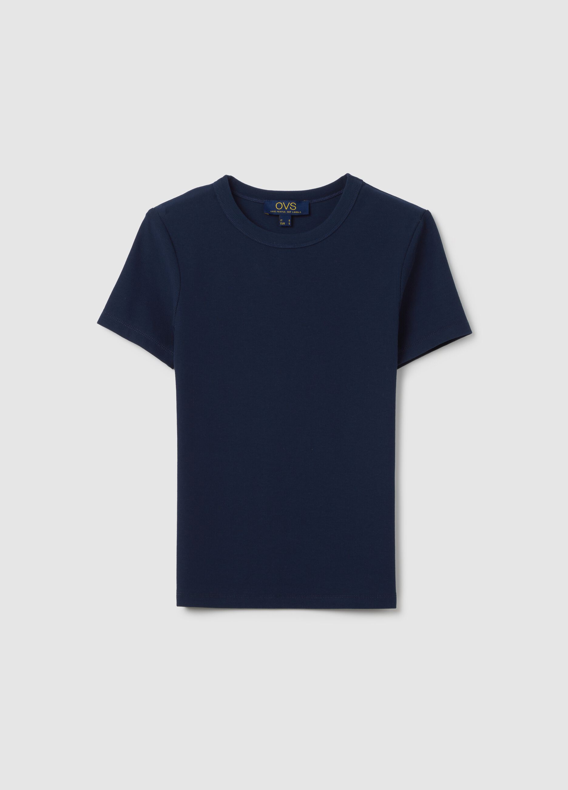 Stretch cotton blue T-shirt by Ovs