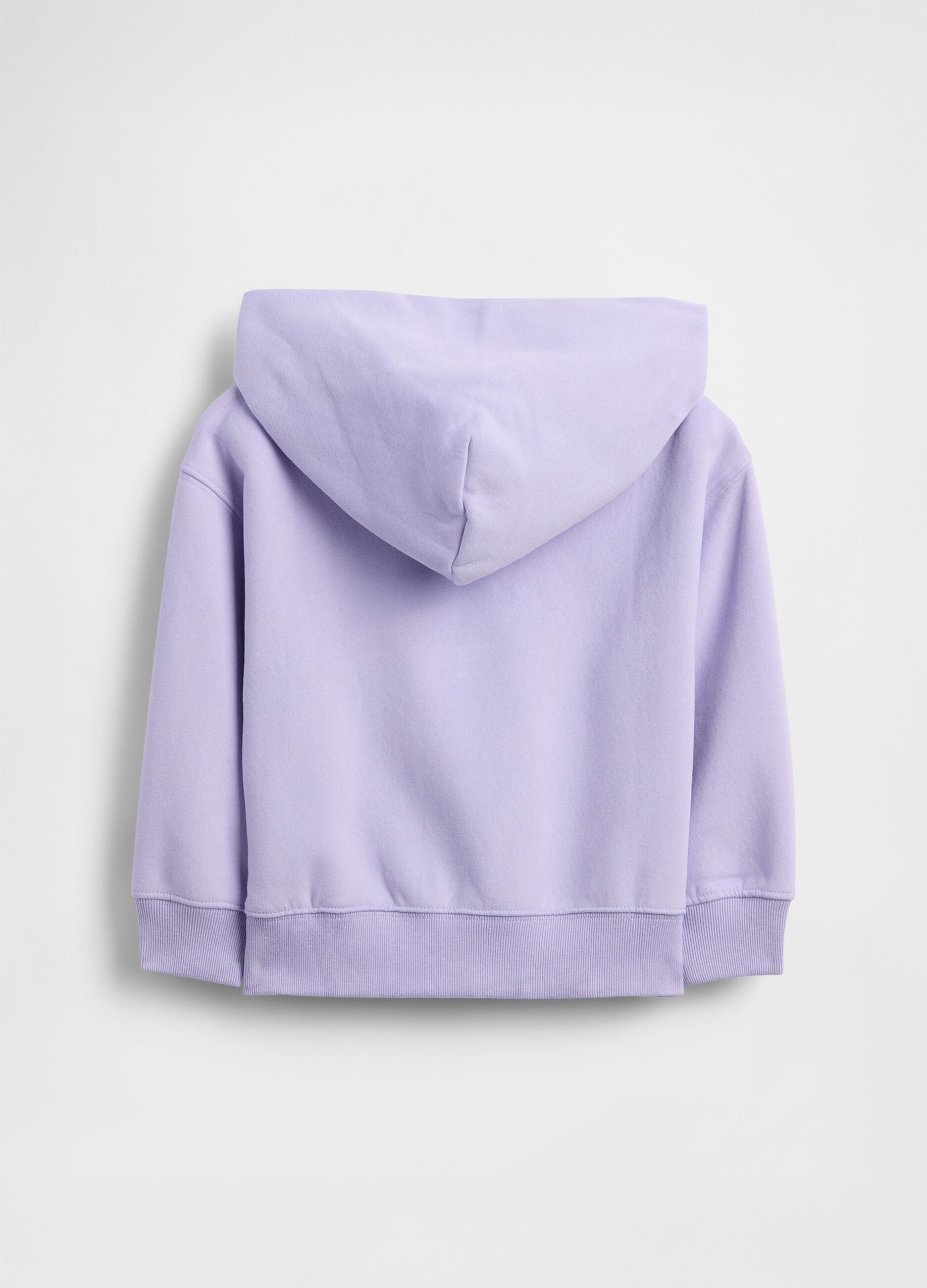 Felpa viola con cappuccio