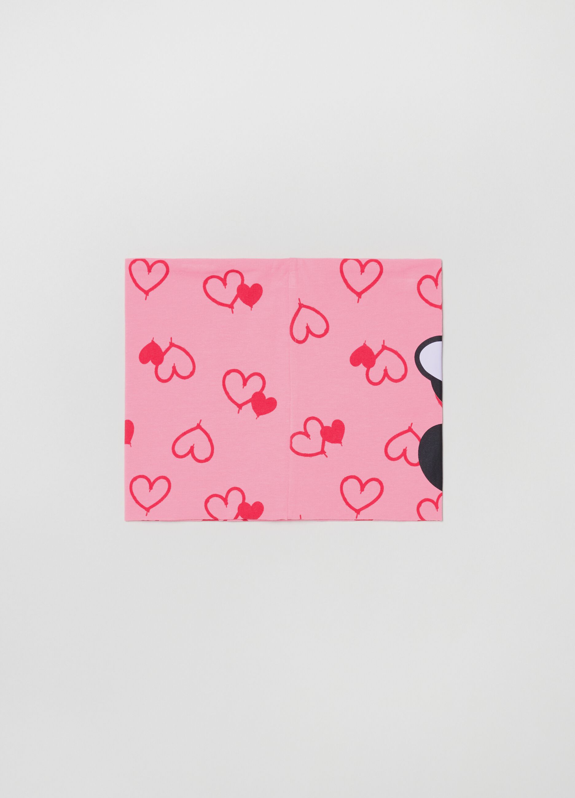 Scaldacollo in jersey con stampa Minnie _1