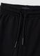 Children's joggers in pure black cotton regular fit_3