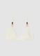 White stretch-fabric bikini top with embellished straps_4