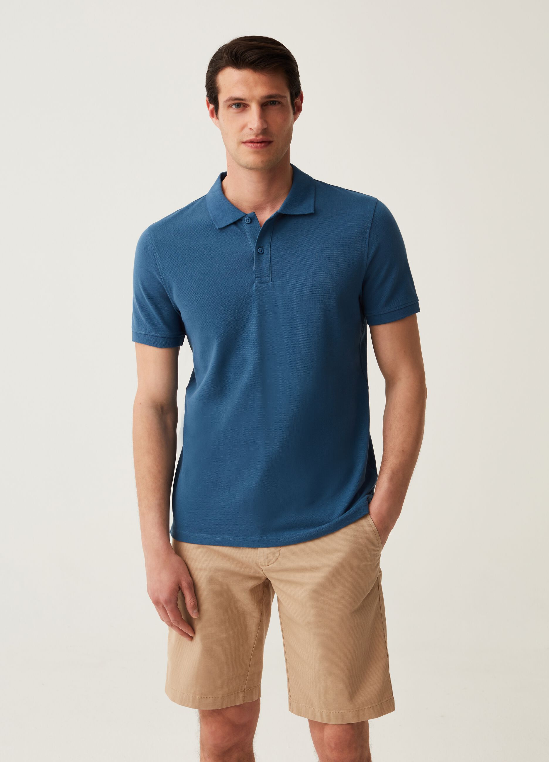 Bermuda chino in micro struttura_0