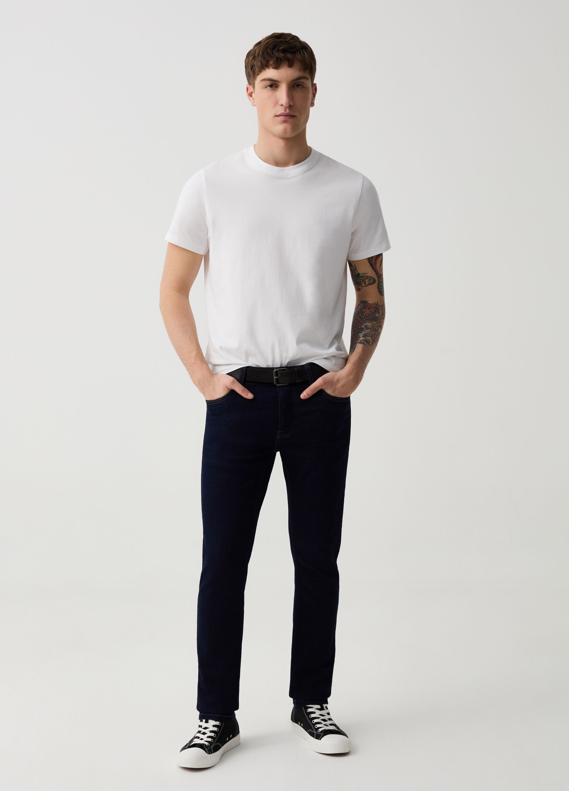 Ovs Jeans skinny fit in tessuto Coolmax®
