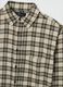 Beige Checked Flannel Shirt_1