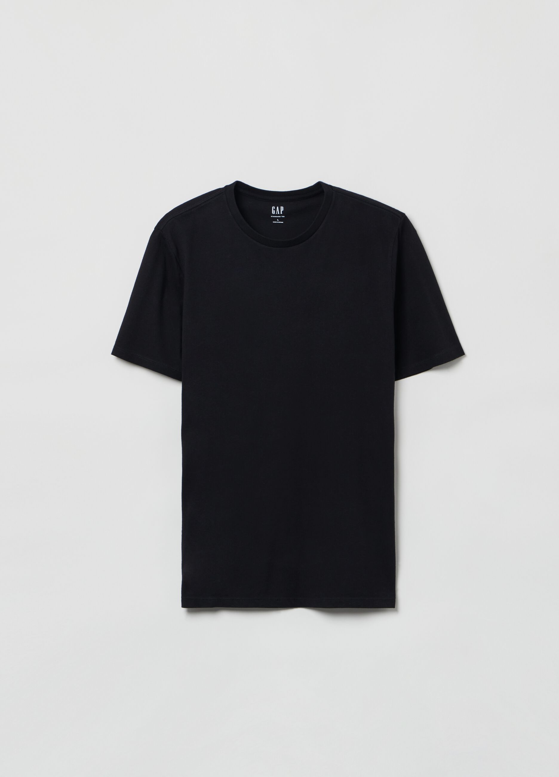 Cotton T-shirt with round neck