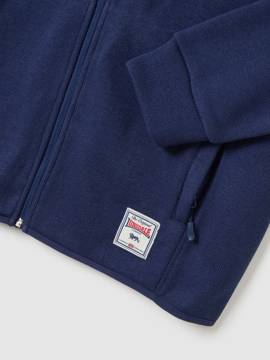 Heavy Blue Jacket with Logo_5