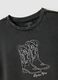 Girls' grey stretch cotton t-shirt_2