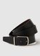Multicolour reversible genuine leather belt_3