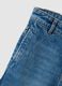 Girls' Wide Leg Blue Pure Cotton Jeans_3