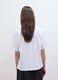 White pure cotton crew-neck T-shirt with print, relaxed fit_3