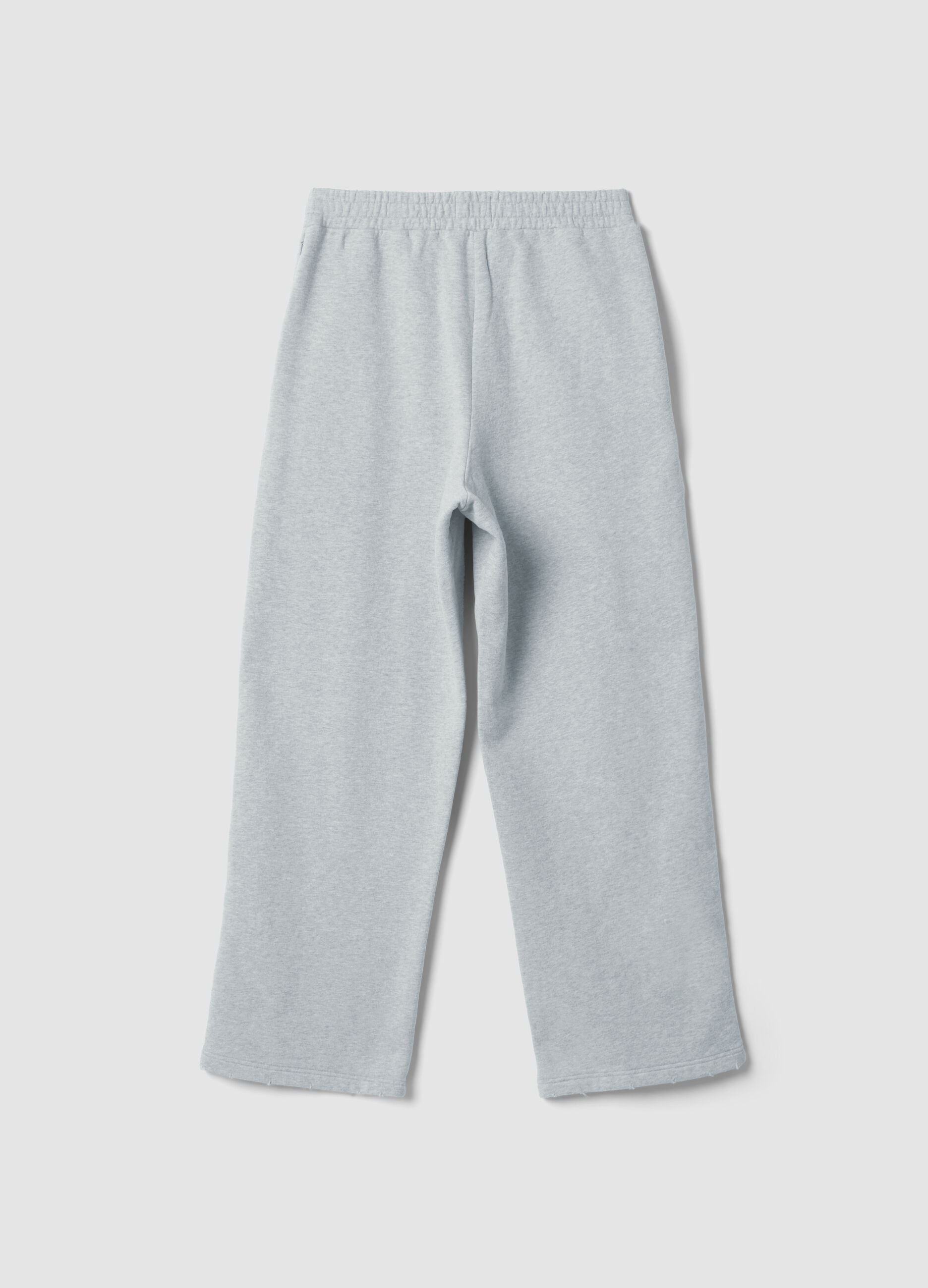 Grey Melange Sweatpants