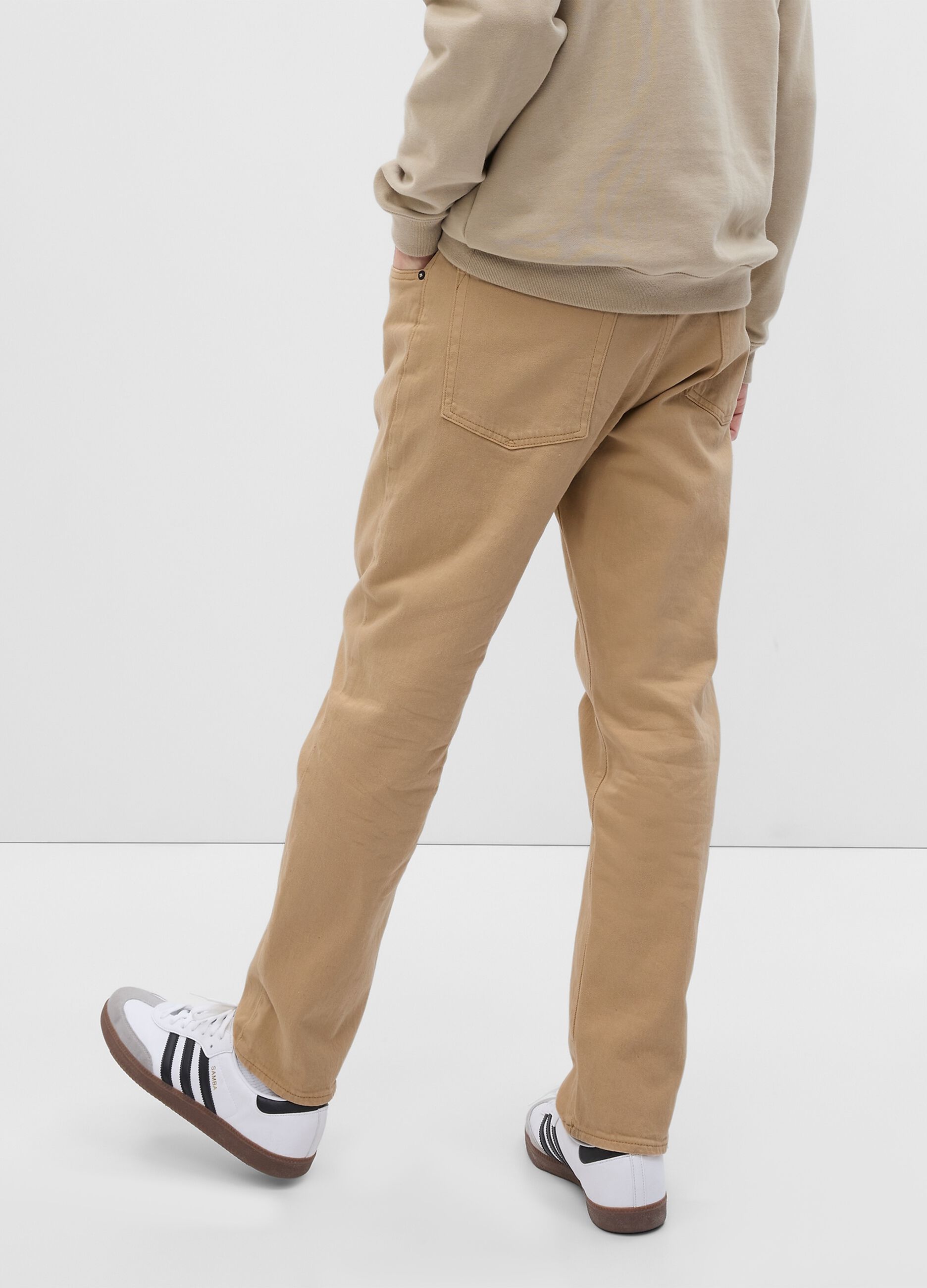 Slim fit stretch trousers