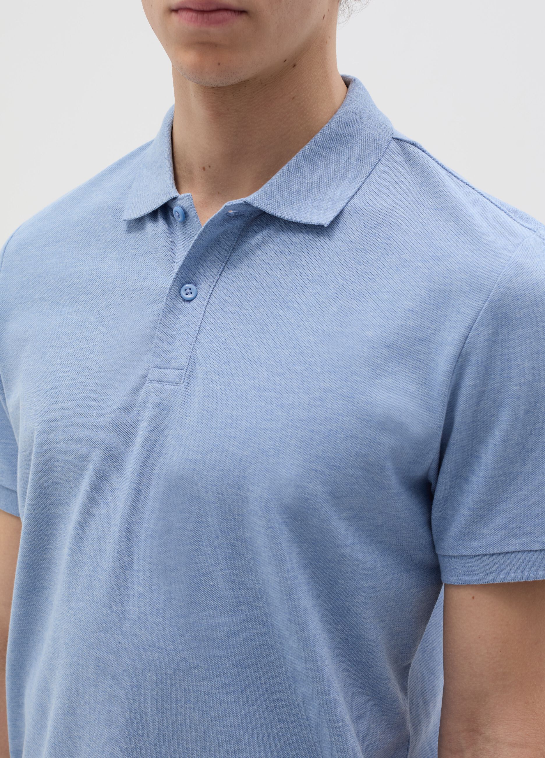 Regular-fit polo shirt in cotton